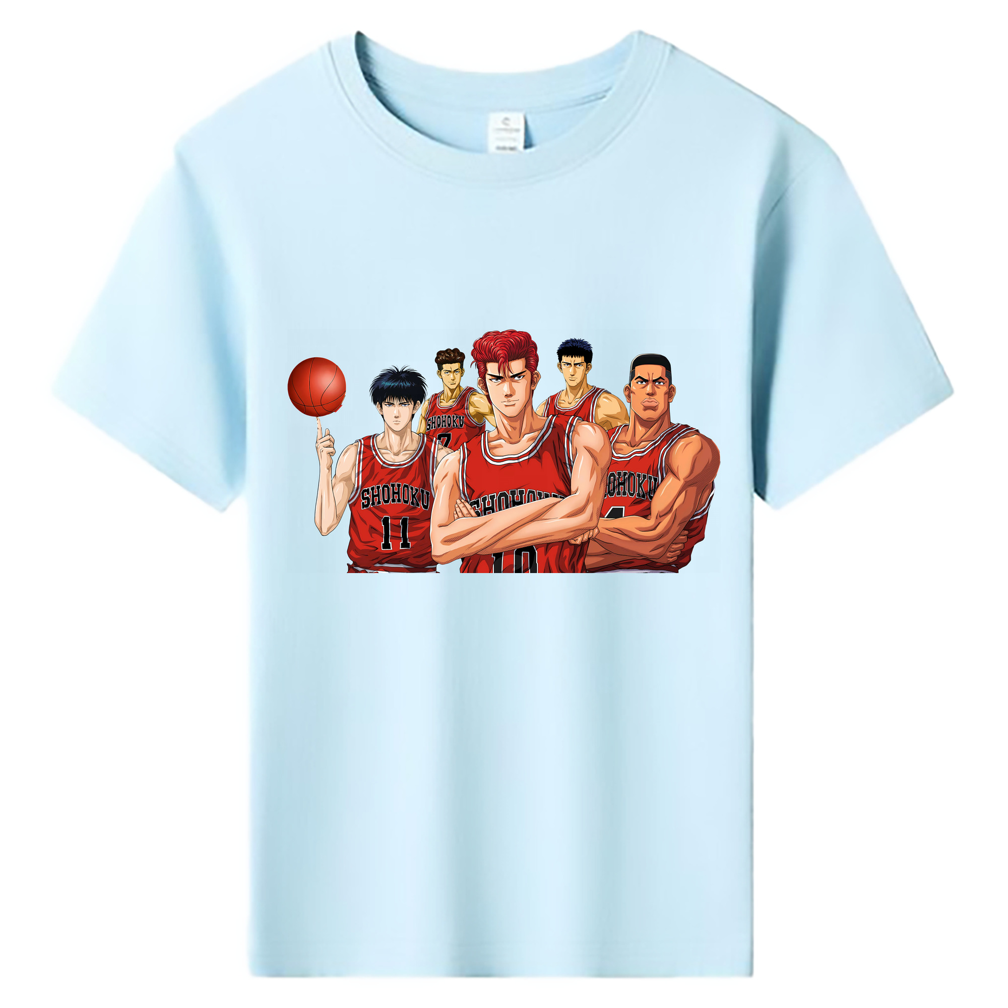 （画像用） SLAM DUNK／スラムダンク 綿100％キッズTシャツ（フロントプリント）